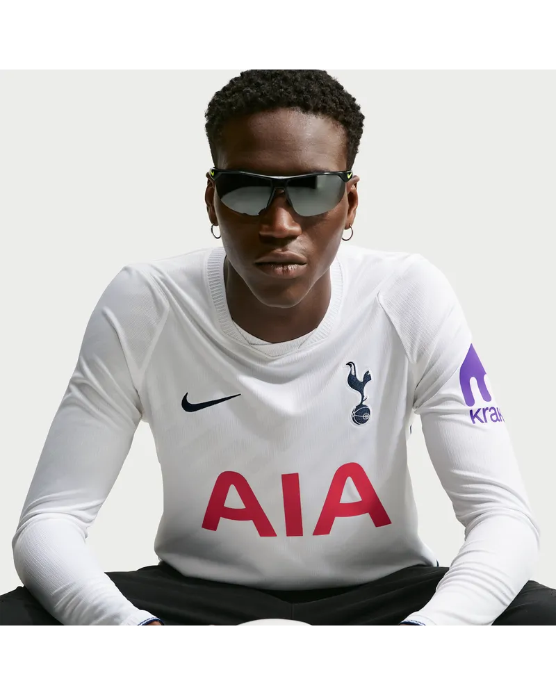Nike Tottenham Hotspur 2026/27 Stadium Home  Replika-Fußballtrikot mit langen Ärmeln und Dri-FIT-Technologie (Herren) - Weiß Weiß