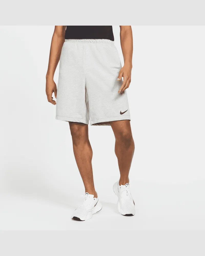 Nike Dry Dri-FIT-Fleece-Fitnessshorts für Herren - Grau Grau