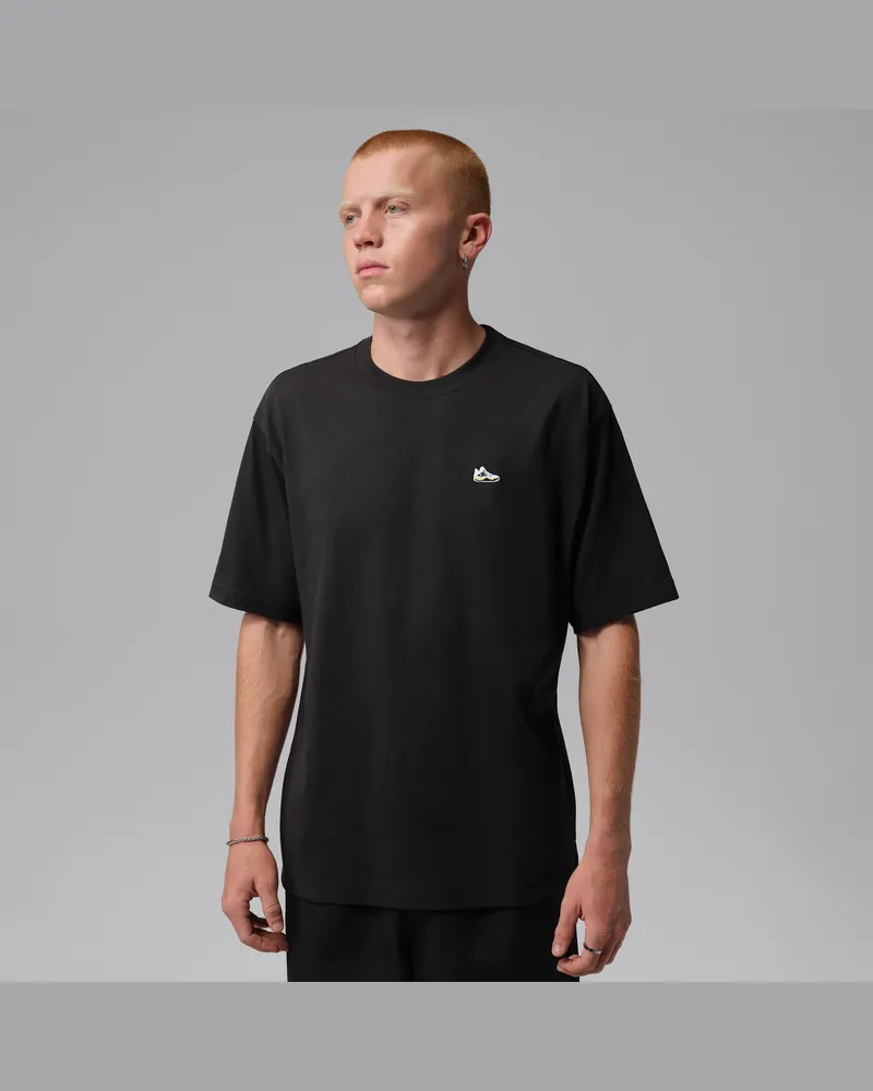 Jordan Sneaker-T-Shirt mit Patch (Herren) - Schwarz Schwarz