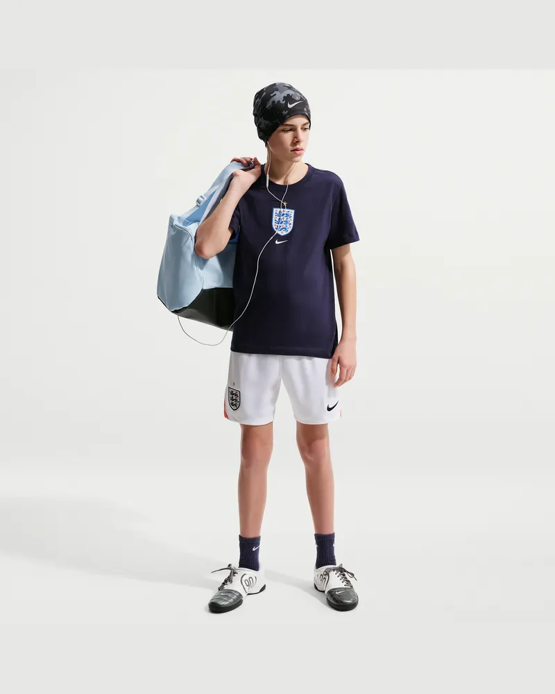 Nike England 2026 Heimstadion  Dri-FIT Replika-Fußballshorts für ältere Kinder - Weiß Weiß