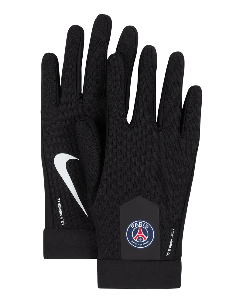 Nike Paris Saint-Germain Academy  Therma-FIT Fußballhandschuhe - Schwarz Schwarz