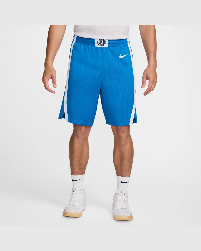 Nike Griechenland Limited Road  Basketballshorts (Herren) - Blau Blau