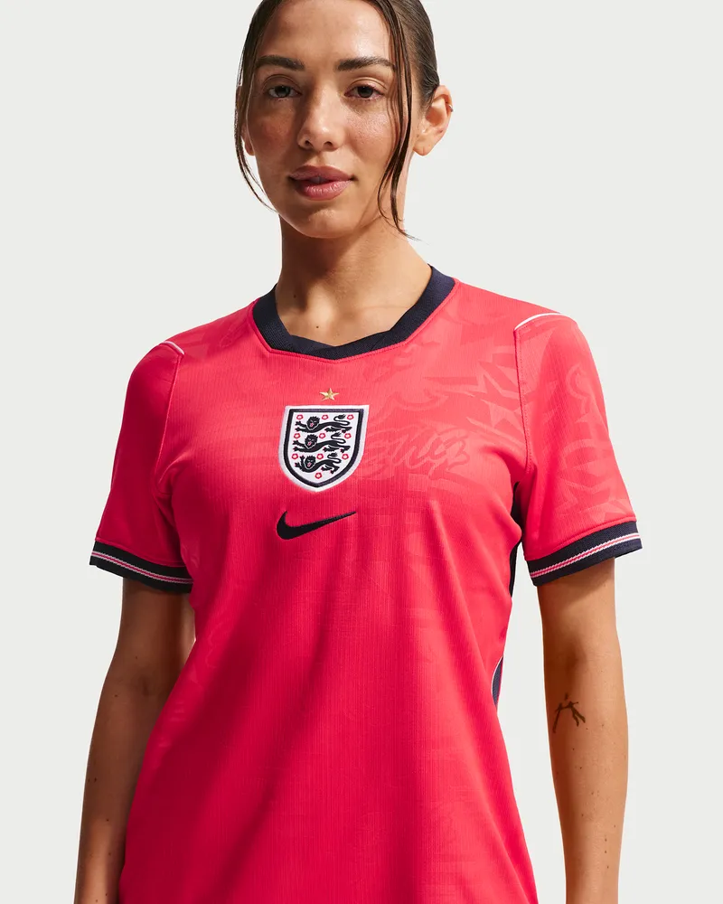 Nike England 2026 Auswärts  Dri-FIT Replika Fußballtrikot (Damen) - Rot Rot