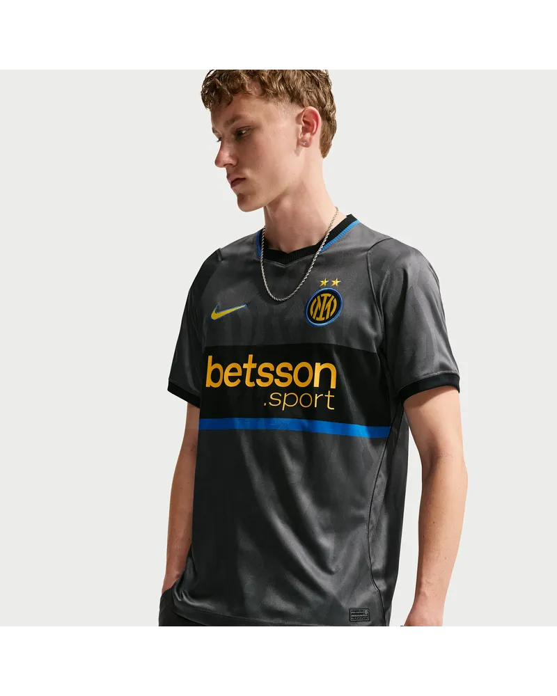 Nike Inter Mailand 2026/27 Stadium Third  Replika-Fußballtrikot mit Dri-FIT-Technologie (Herren) - Grau Grau