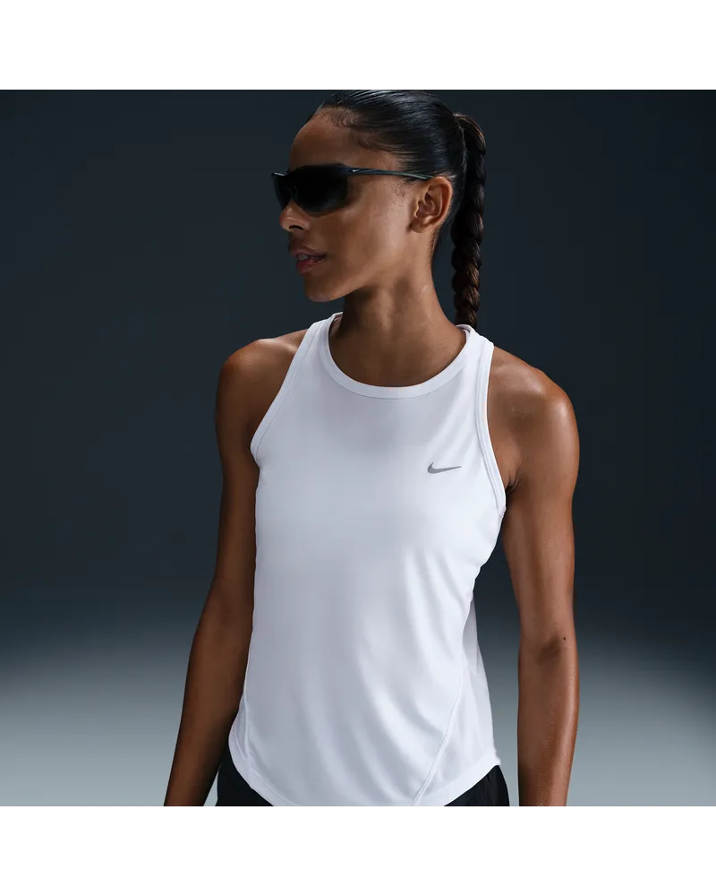 Nike Tempo Dri-FIT Lauf-Tanktop (Damen) - Weiß Weiß