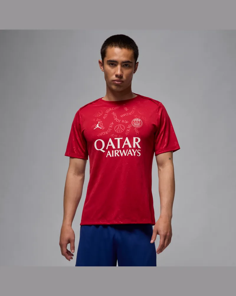 Jordan Paris Saint-Germain Academy Pro Fourth  Dri-FIT Pre-Match-Fußballshirt (Herren) - Rot Rot