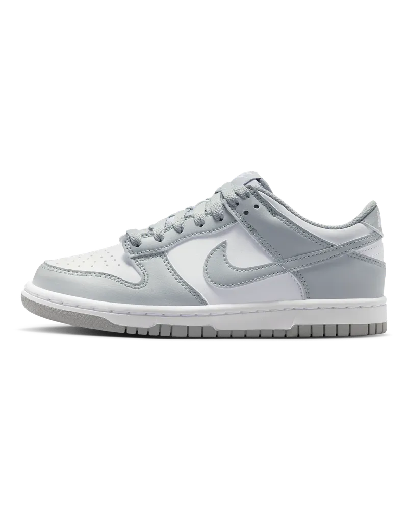 Nike Dunk Low Schuh für ältere Kinder - Weiß Weiß