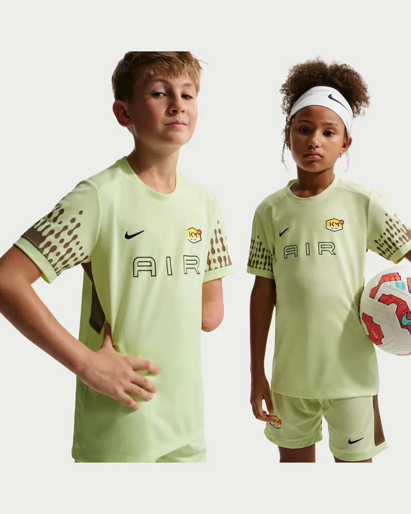 Nike Kylian Mbappé Academy Dri-FIT-Fußballoberteil (ältere Kinder) - Grün Grün