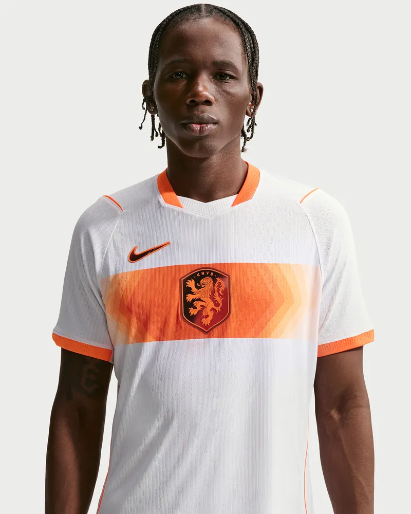 Nike Niederlande 2026  Aero-FIT Match Auswärtsspiel Authentic Fußballtrikot (Herren) - Weiß Weiß