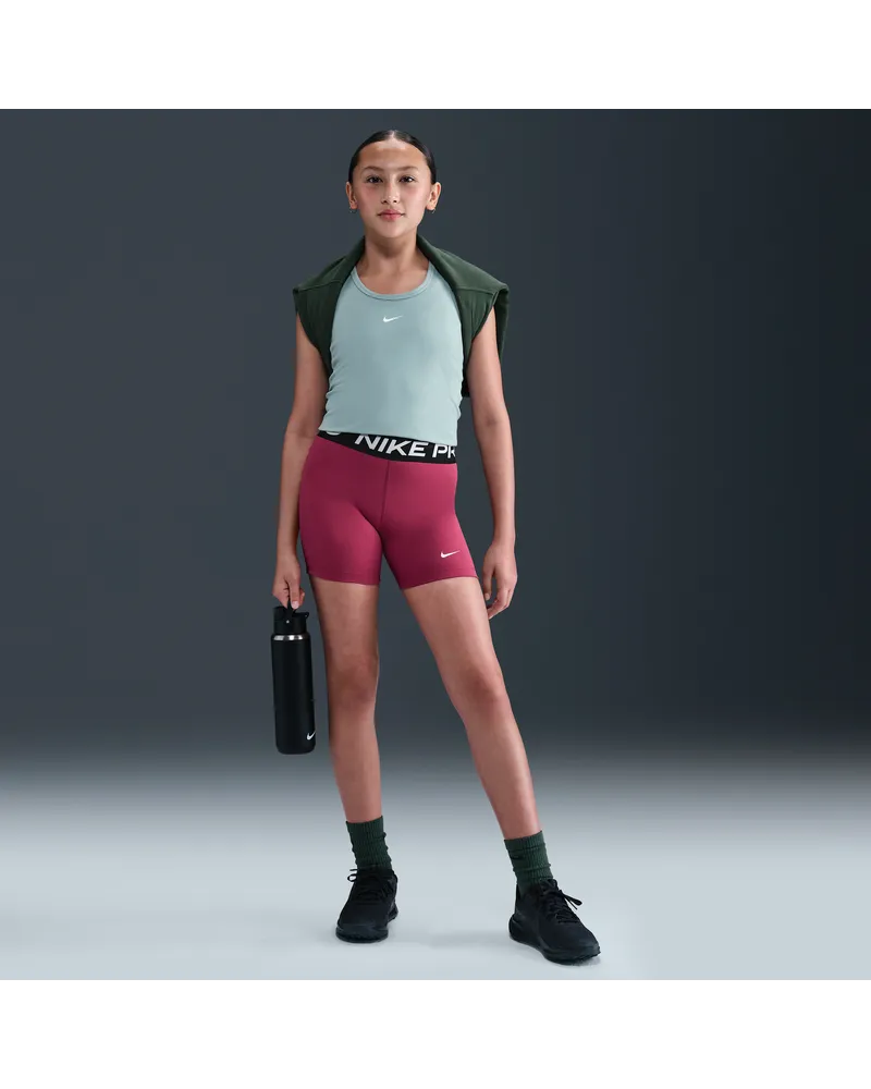 Nike Pro Dri-FIT Shorts (ca. 8 cm) (Mädchen) - Lila Lila