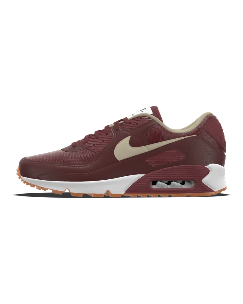 Nike Air Max 90 By You personalisierbarer Schuh (Damen) - Rot Rot