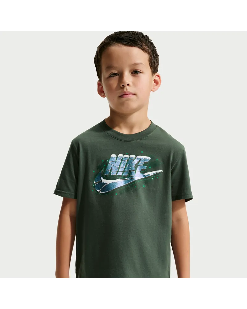 Nike Icy Futura T-Shirt für jüngere Kinder - Grün Grün