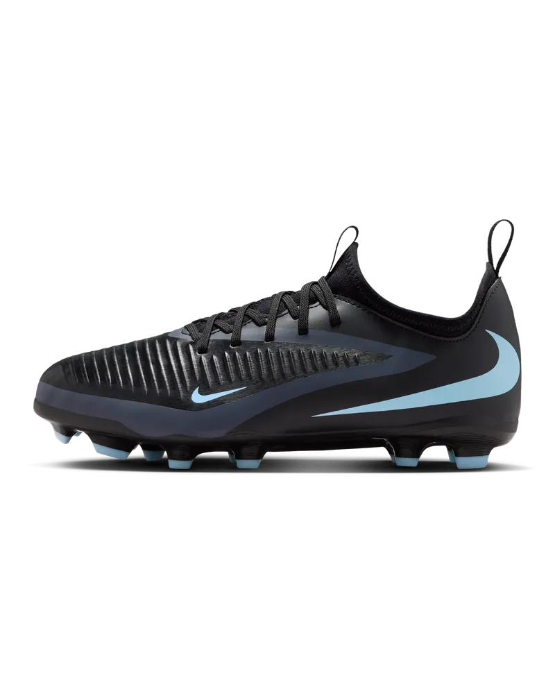 Nike Jr. Phantom 6 Low Academy Fußballschuh für verschiedene Böden (ältere Kinder) - Schwarz Schwarz