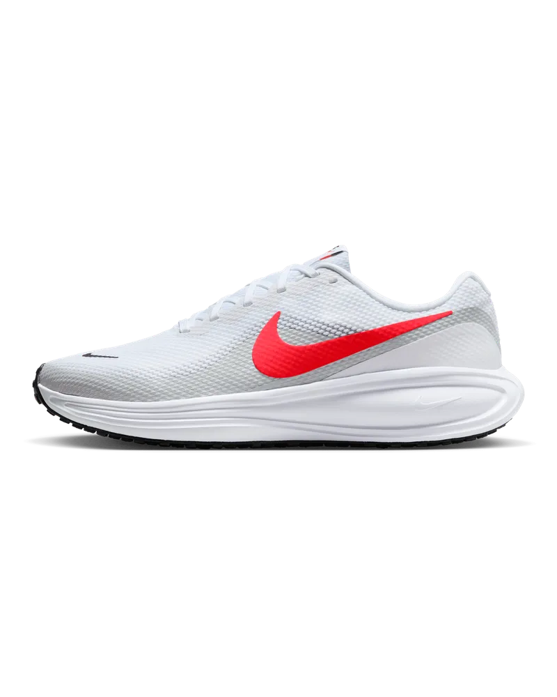 Nike Revolution 8 Straßenlaufschuh (Herren, extraweit) - Weiß Weiß