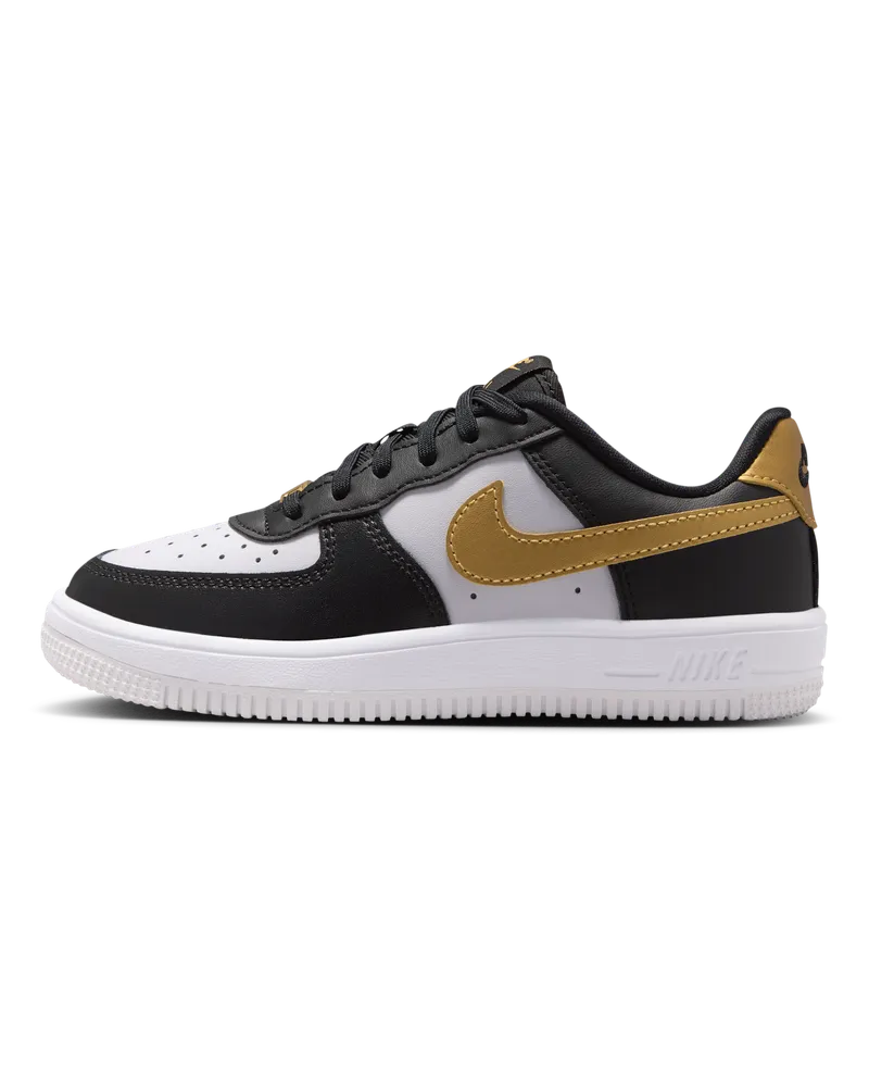 Nike Force 1 Low Schuh für jüngere Kinder - Schwarz Schwarz