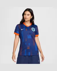 Nike Netherlands (Women's Team) 2024/25 Stadium Away  Replika-Fußballtrikot mit Dri-FIT-Technologie (Damen) - Blau Blau