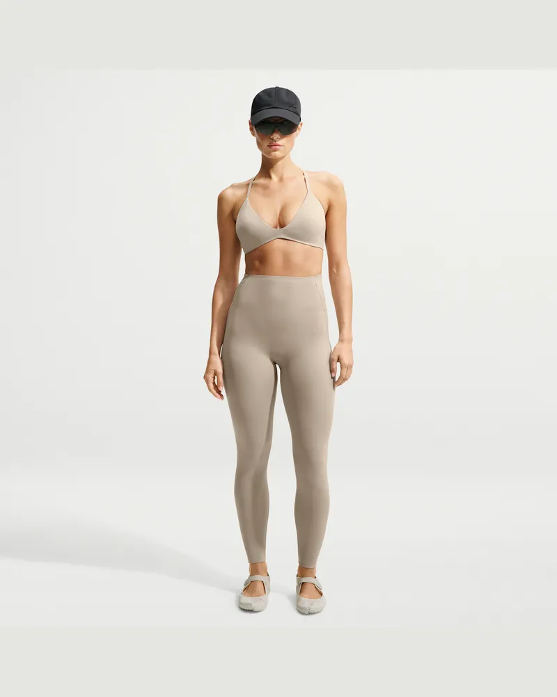 Nike SKIMS Studio Stretch Leggings (Damen, ca. 66 cm) - Weiß Weiß