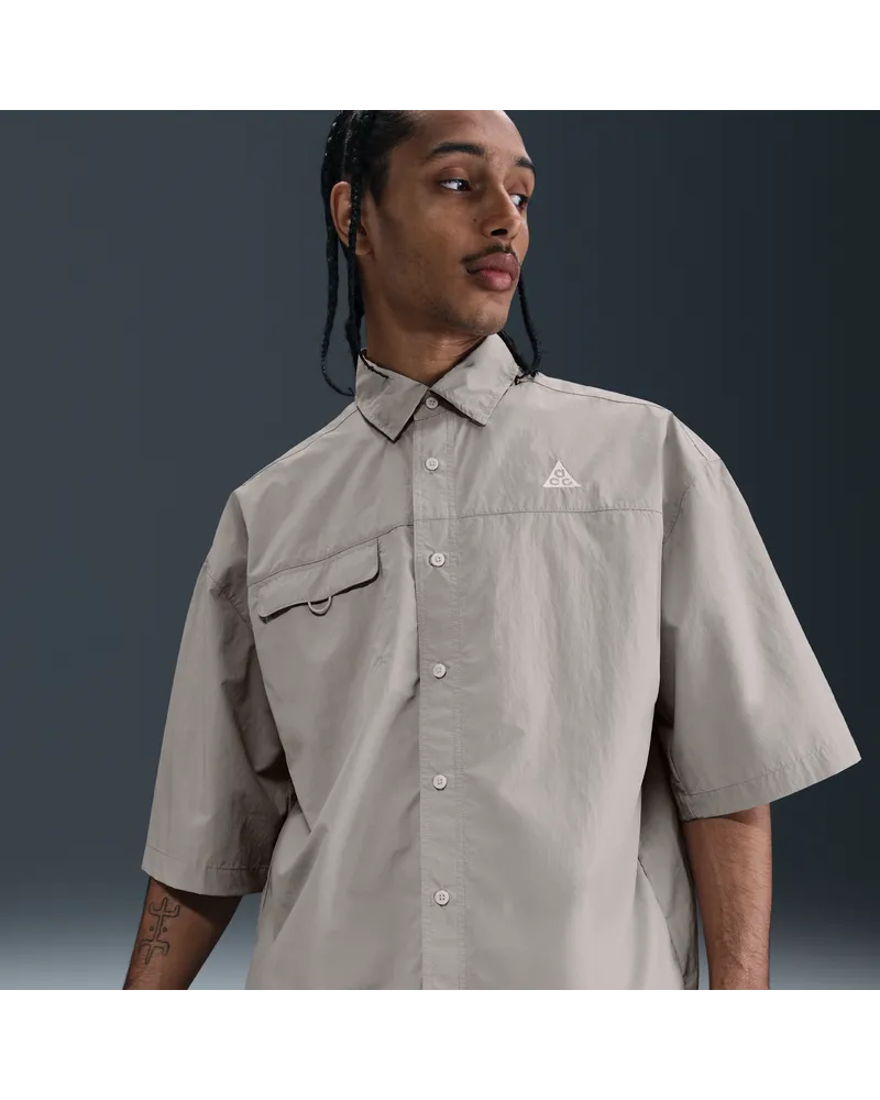 Nike ACG "Orb Weaver" UV Repel Kurzarmshirt - Grau Grau