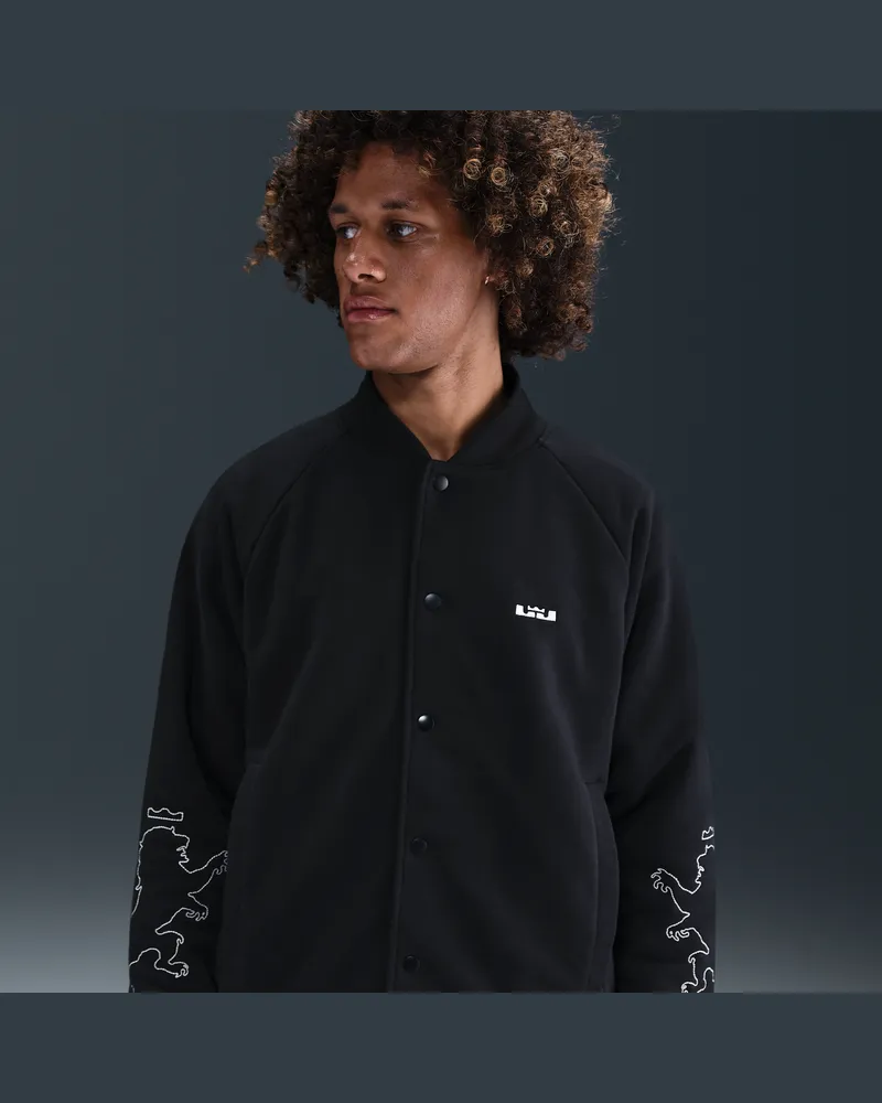 Nike LeBron Standard Issue Therma-FIT Jacke mit Futter (Herren) - Schwarz Schwarz