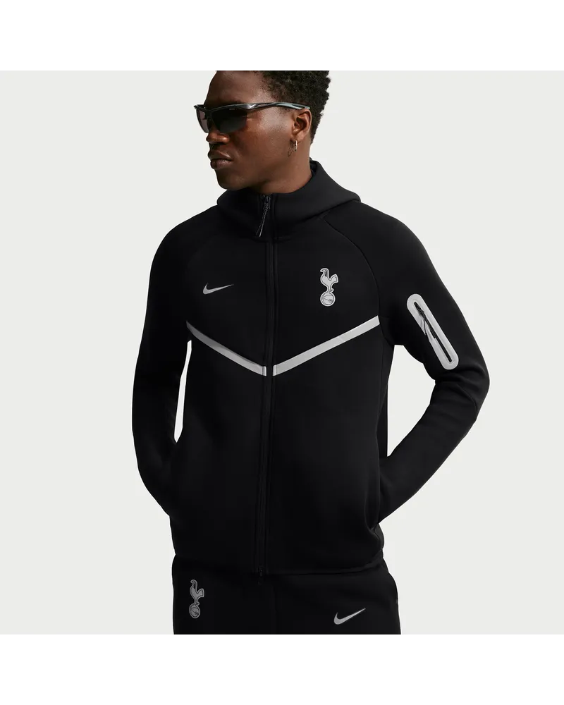 Nike Tottenham Hotspur Tech Fleece  Windrunner Jacke (Herren) - Schwarz Schwarz