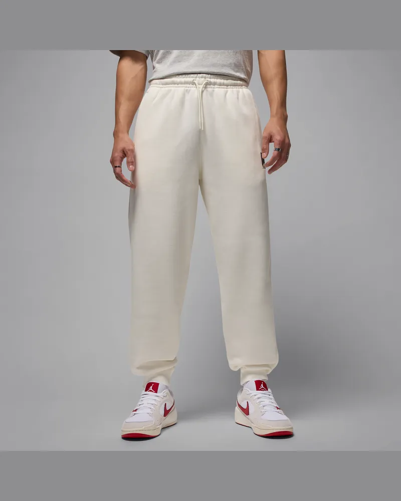 Jordan Brooklyn Fleece Herrenhose - Weiß Weiß