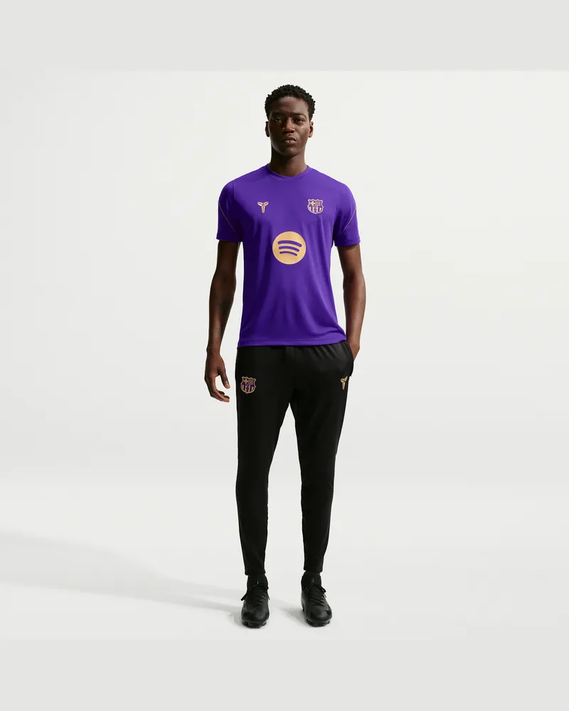 Nike FC Barcelona Strike Away Kobe Dri-FIT Fußballhose aus Strickmaterial (Herren) - Schwarz Schwarz