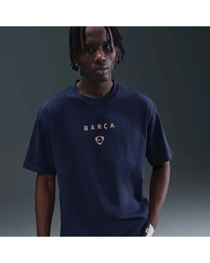 Nike FC Barcelona  Total 90 Fußball-T-Shirt (Herren) - Blau Blau