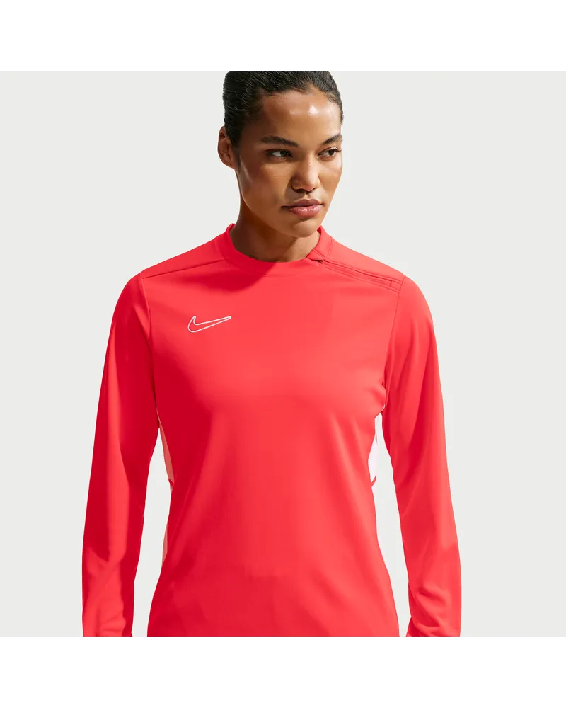 Nike Academy Dri-FIT-Fußball-Longsleeve mit Rundhalsausschnitt (Damen) - Rot Rot