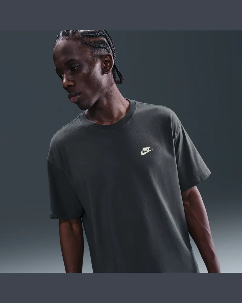 Nike Max90 Basketball-T-Shirt (Herren) - Grau Grau