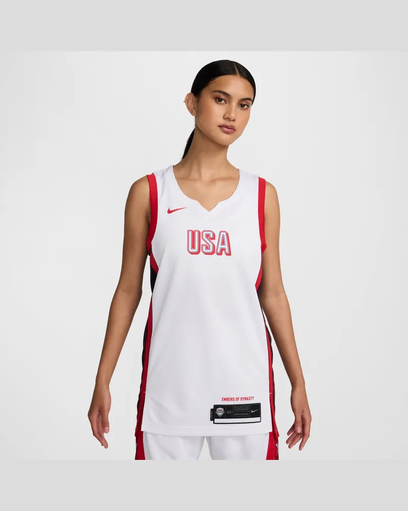 Nike USAB Limited Home  Basketballtrikot (Damen) - Weiß Weiß
