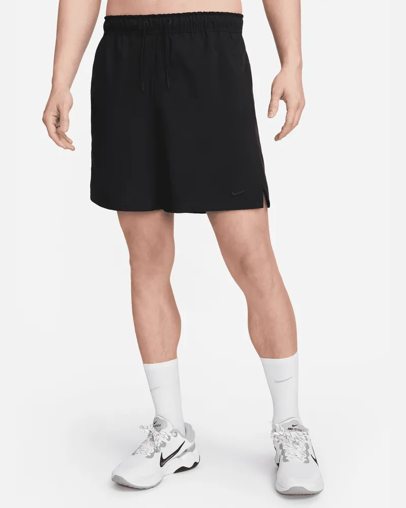 Nike Unlimited vielseitige Dri-FIT Herrenshorts ohne Futter (ca. 18 cm) - Schwarz