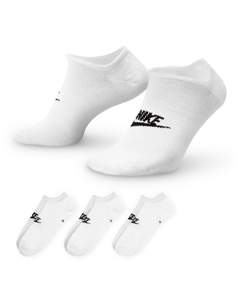 Nike Everyday Essential No-Show-Socken (3 Paar) - Weiß Weiß
