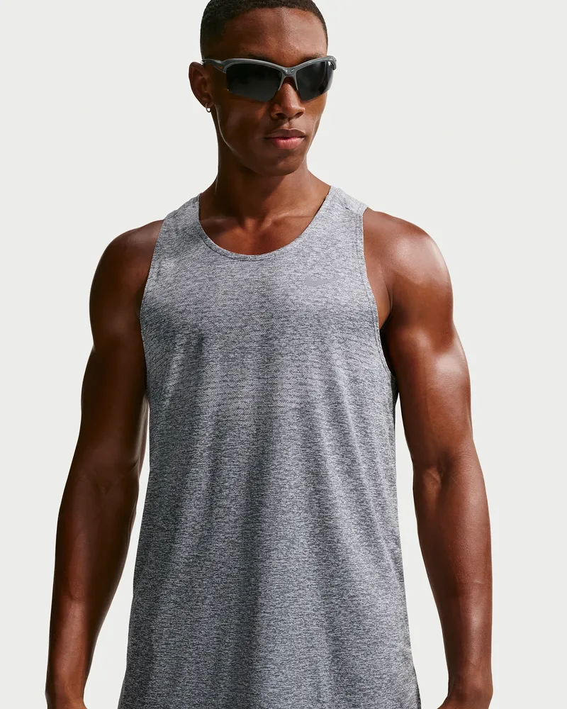 Nike Stride Dri-FIT ADV Lauf-Tanktop (Herren) - Grau Grau