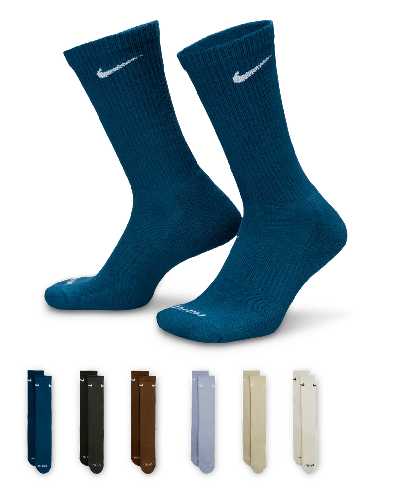 Nike Everyday Plus Cushioned Crew-Trainingssocken (6 Paar) - Multi-Color Multi-color