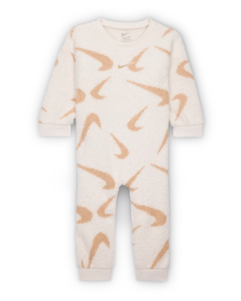 Nike Bouclé Jacquard-Overall für Babys (12–24 M) - Weiß Weiß