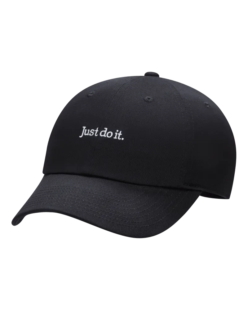 Nike Club unstrukturierte JDI Cap - Schwarz Schwarz