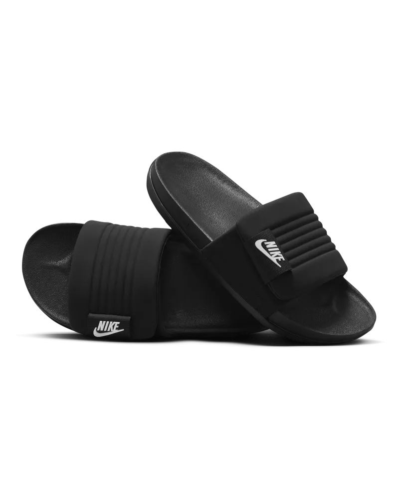 Nike Offcourt Adjust Herren-Slides - Schwarz Schwarz