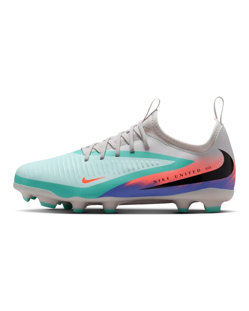 Nike United Jr. Phantom 6 Low Academy Fußballschuh für verschiedene Böden (ältere Kinder) - Grün Grün