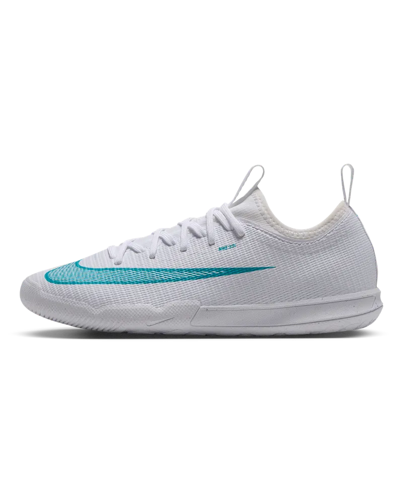 Nike Jr. Mercurial Vapor 17 Academy Low-Top-Fußballschuh für Hallen- und Hartplätze (ältere Kinder) - Weiß Weiß