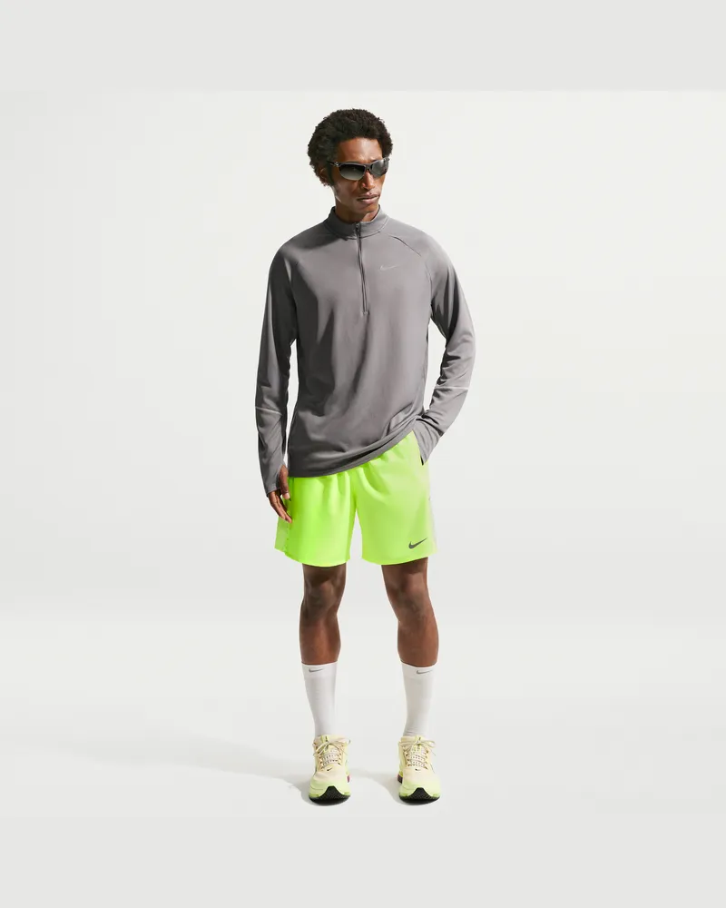 Nike Miler Dri-FIT 2-in-1-Laufshorts (Herren, ca. 18 cm) - Gelb Gelb