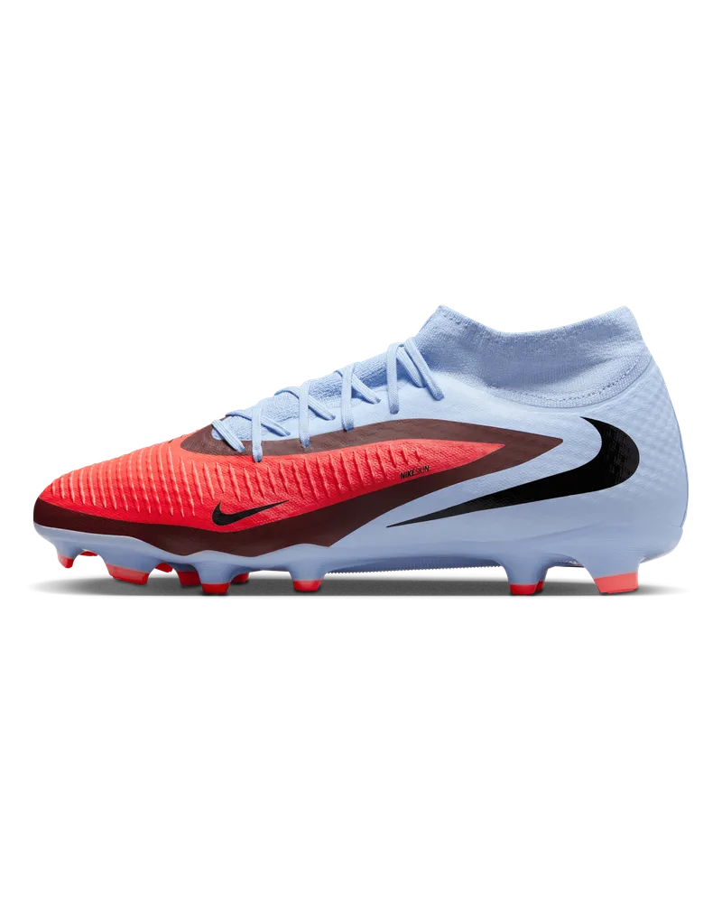 Nike Phantom 6 High Academy Fußballschuh für verschiedene Böden - Blau Blau