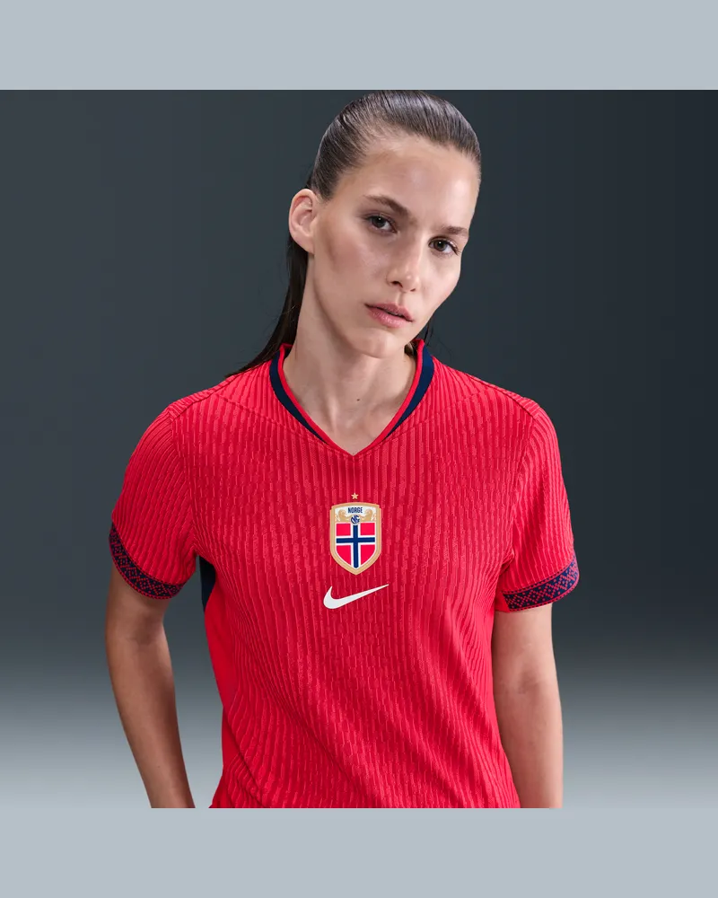 Nike Norwegen 2025 Match Home (Frauenteam)  Authentic Dri-FIT ADV Fußballtrikot (Damen) - Rot Rot