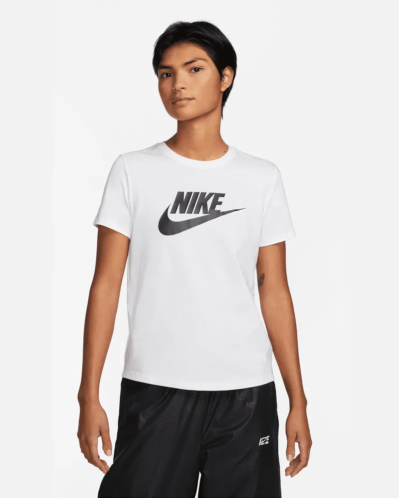 Nike Sportswear Essentials Damen-T-Shirt mit Logo - Weiß Weiß