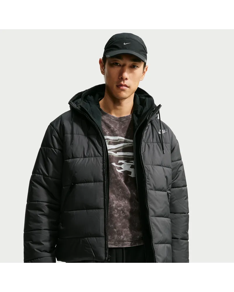 Nike PrimaLoft® Therma-FIT weite Puffer-Jacke (Herren) - Schwarz Schwarz