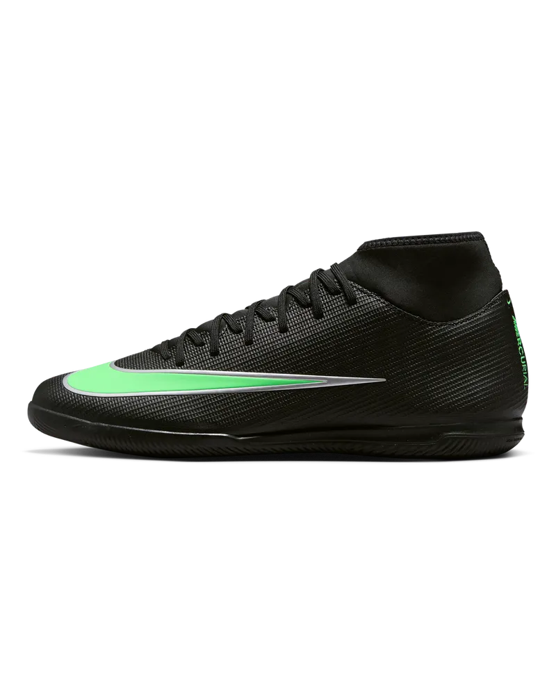 Nike Mercurial Superfly 11 Club High-Top-Fußballschuh für Hallen- und Hartplätze - Schwarz Schwarz