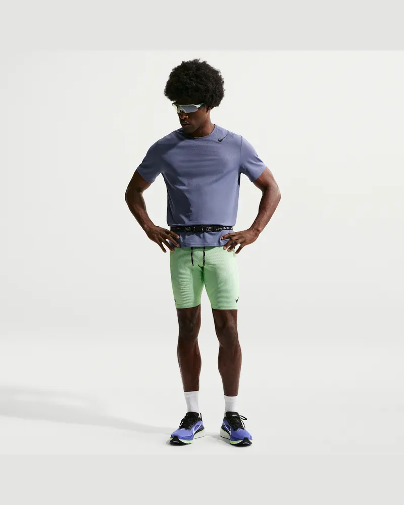 Nike AeroSwiftDri-FIT ADV Lauftights in halber Länge für Herren - Grün Grün