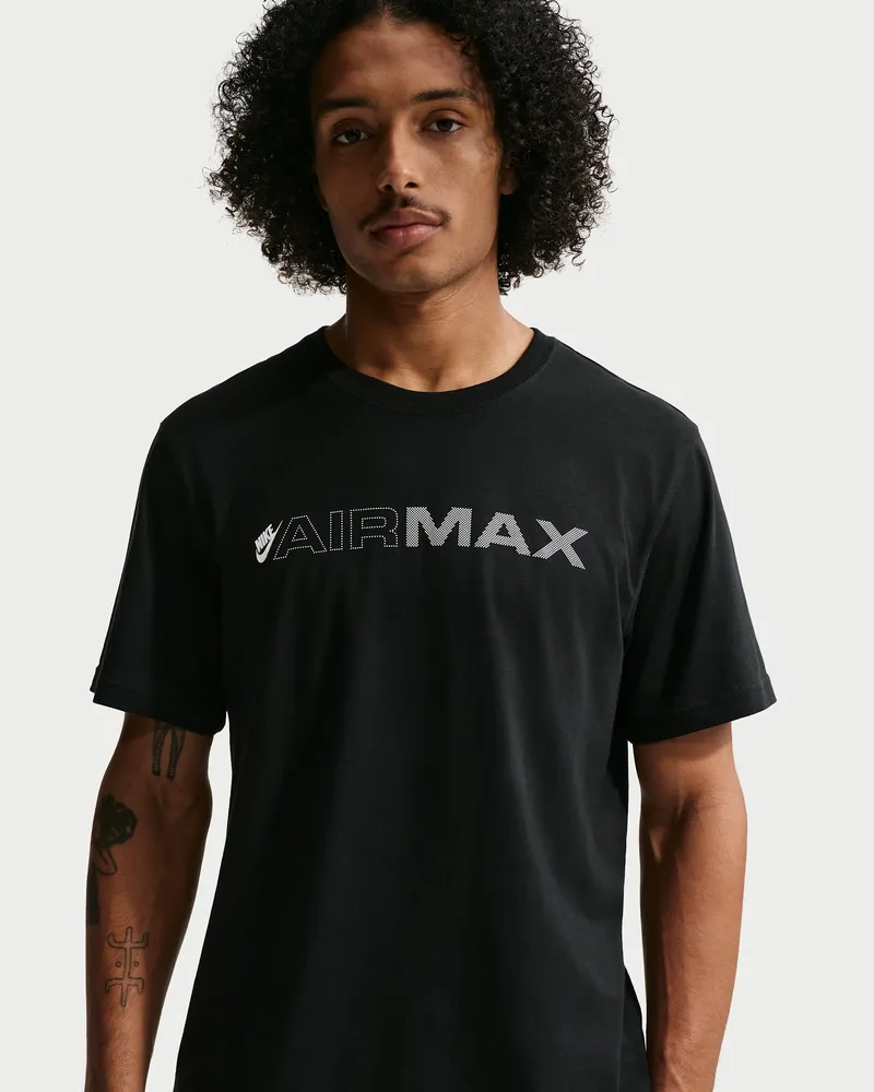 Nike Air Max Herren-T-Shirt - Schwarz Schwarz