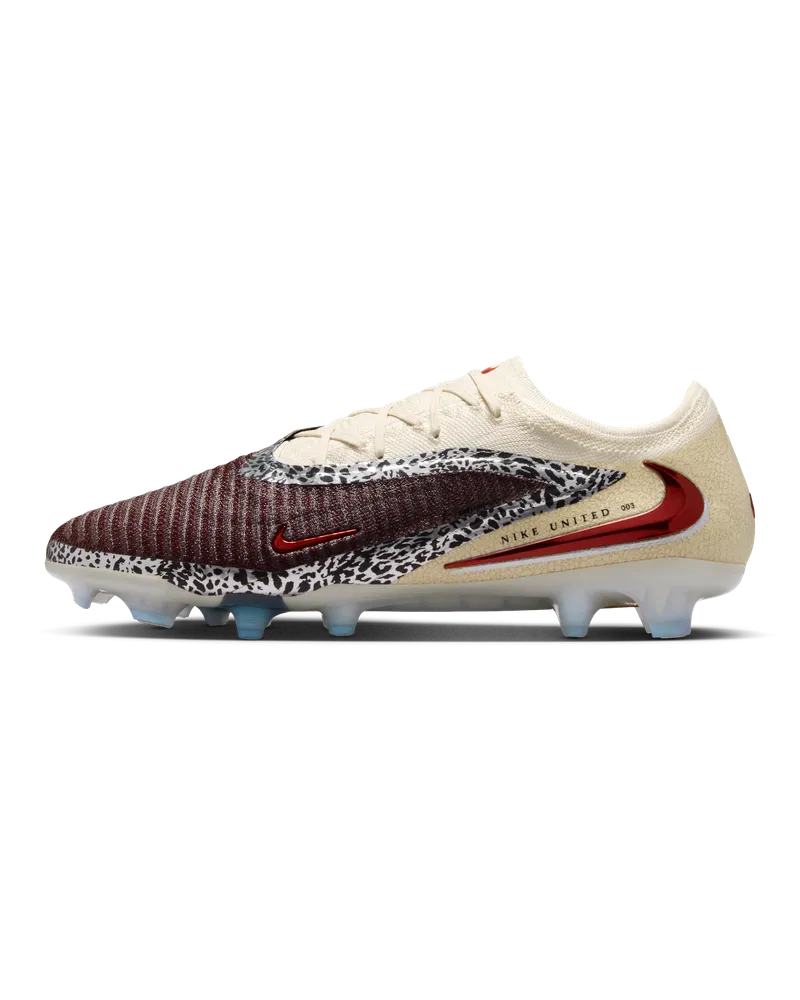 Nike United Phantom 6 Low Elite Fußballschuh für normalen Rasen - Rot Rot