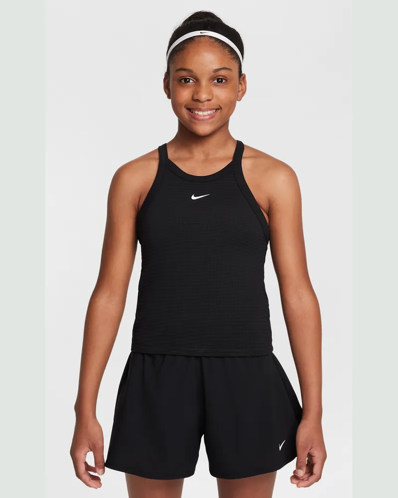 Nike Tanktop mit hohem Ausschnitt (Mädchen) - Schwarz Schwarz