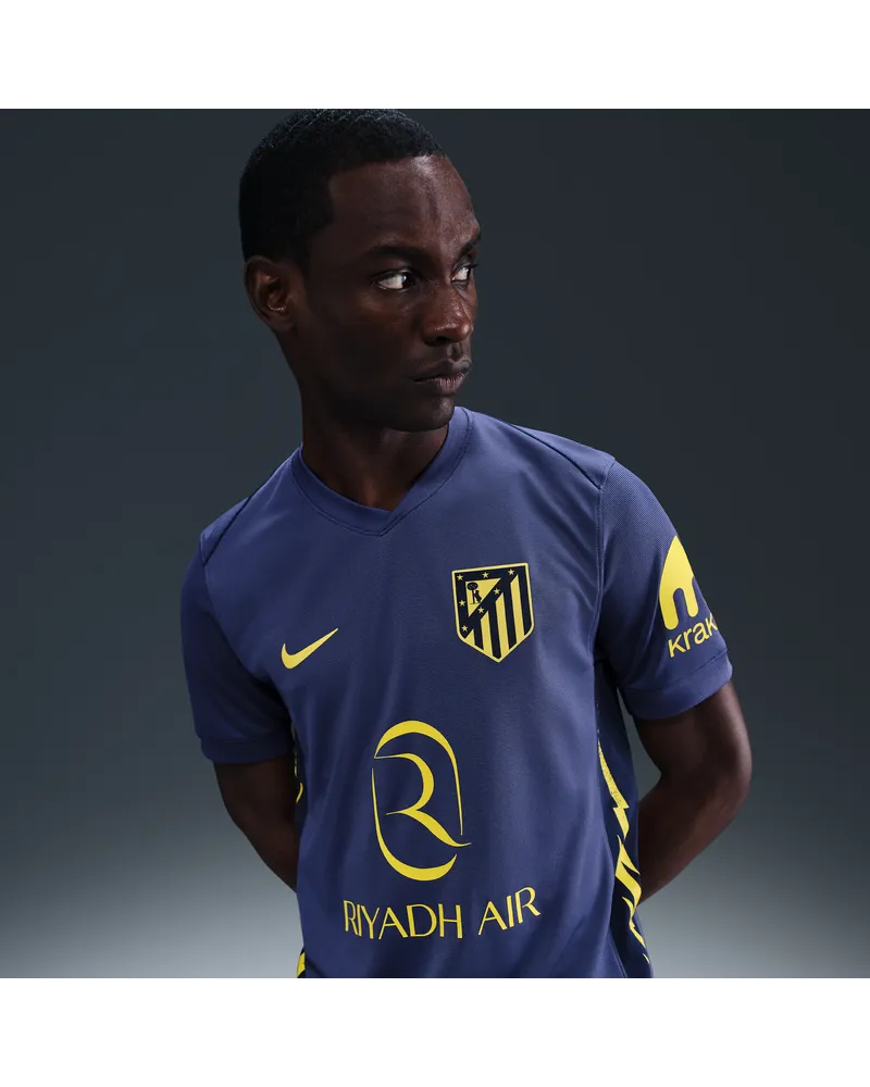 Nike Atlético Madrid 2025/26 Stadium Away  Replika Fußballtrikot mit Dri-FIT-Technologie (Herren) - Blau Blau